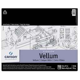 Canson Vidalon Vellum - 14" x 17", 50 Sheets