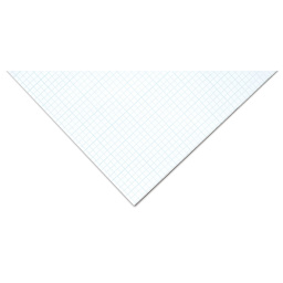 Bienfang Gridded Paper Pad - 11" x 17", close-up of a 4 x 4 Grid sheet