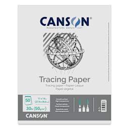 Canson Foundation Tracing Pad - 11" x 14", Portrait, 50 Sheets