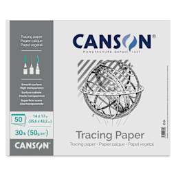 Canson Foundation Tracing Pad - 14" x 17", Landscape, 50 Sheets