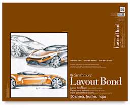 Strathmore 400 Series Layout Bond Pad - Front of 19" x 24" pad