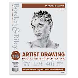 Borden & Riley #116 Artist Drawing Paper Pad - 11" x 14", front cover