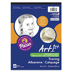 Pacon ART1st Tracing Pad - Front of pad of Tracing Paper