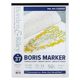 Borden & Riley Boris Marker Paper Pad - 11" x 14", front cover