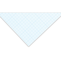 Canson Foundation Graph Pads - Closeup of corner of 4"x 4" grid 