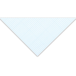 Canson Foundation Graph Pads - Closeup of corner of 8"x 8" grid 