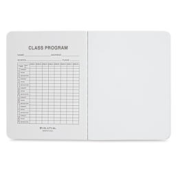 Roaring Spring Composition Notebooks - Inside cover of Blue Unruled Notebook