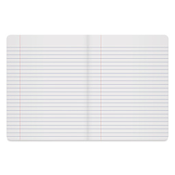 Roaring Spring Composition Notebook - 9-3/4" x 7-1/2", Ruled, Red, open