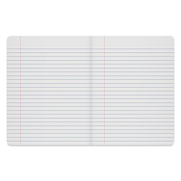 Roaring Spring Composition Notebook - 9-3/4" x 7-1/2", Ruled, Purple, open