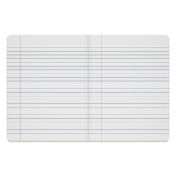 Roaring Spring Composition Notebook - 9-3/4" x 7-1/2", Ruled, Green, open