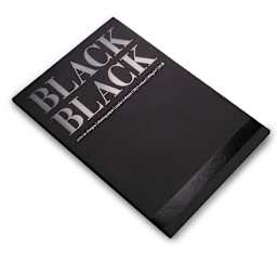 Fabriano Black Black Pad, 11.75 in x 16.5 in