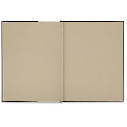 Strathmore 400 Series Hardbound Toned Mixed Media Artist Journal - Tan, 11" x 8-1/2", 48 pages - open
