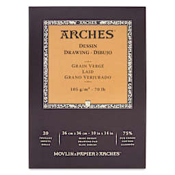 Arches Sketch Pad - 10" x 14", White, 20 Sheets
