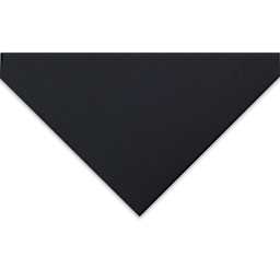 Faber-Castell Black Paper Sketch Pad - Closeup of corner showing texture and color
