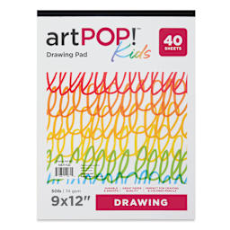 artPOP! Kids Drawing Pad - 9" x 12" (front cover)