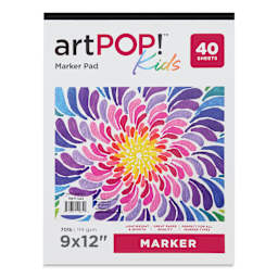 artPOP! Kids Marker Pad - 9" x 12", 40 Sheets (front cover of the pad)
