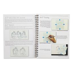 Pacon Ucreate All-In-One Journal - Instructions in Sketch paper section
