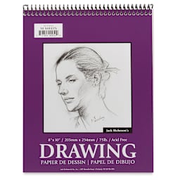 Richeson Drawing Pad - Top view of cover of Pad