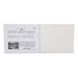 Fabriano 1264 Sketch Pad, 14" x 17", Glue Bound, 100 Sheets, Landscape, Open
