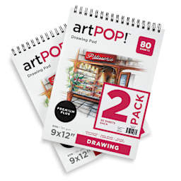 artPOP! Drawing Pads - 9" x 12", Pkg of 2