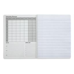 Pacon Composition Book with Dry Erase Surface - 3/8" Rule (inside front cover and paper)