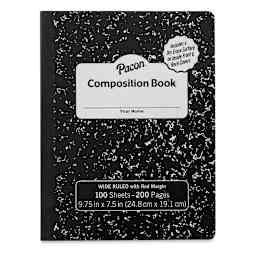 Pacon Composition Book with Dry Erase Surface - 3/8" Rule (front cover)