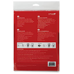 X-Press It Transfer Paper - Graphite, 20 Sheets (back of package)