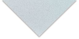 Fabriano Tiziano Paper - Closeup of corner of Pale Felt Blue sheet showing color and texture