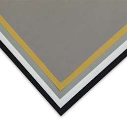 Strathmore 500 Series Charcoal Paper - Assorted Pack, 25 Sheets, 19" x 25" (close-up of corner)