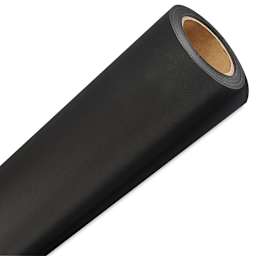Canson Mi-Teintes Drawing Paper Rolls - Closeup of one end of Black roll