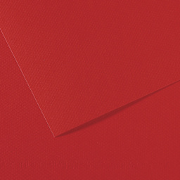 Canson Mi-Teintes Drawing Papers - 8-1/2" x 11", Bright Red, 25 Sheets