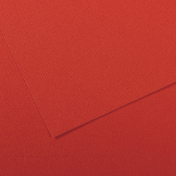 Canson Mi-Teintes Drawing Paper - 19" x 25", Poppy, Single Sheet