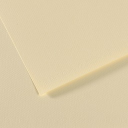 Canson Mi-Teintes Drawing Paper - 19" x 25", Pale Yellow, Single Sheet