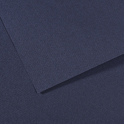 Canson Mi-Teintes Drawing Papers -8-1/2" x 11", Indigo Blue, 25 Sheets