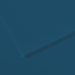 Canson Mi-Teintes Drawing Paper - 8-1/2" x 11", Petrol Blue, Single Sheet