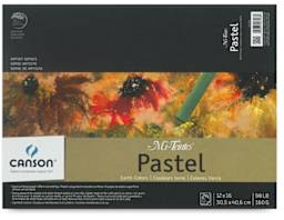 Earth Tone Mi-Teintes, 24 Sheet Pad, 12" x 16"  Front Cover of Pad