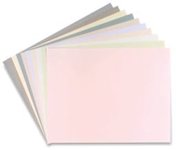 Canson Mi-Teintes Art Paper - Pastel Colors, Pkg of 10, sheets fanned out