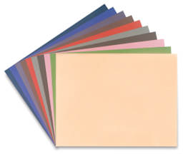 Canson Mi-Teintes Art Paper - Fine Art Colors, Pkg of 10, sheets fanned out