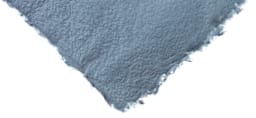 Shizen Pastel Paper - Closeup of corner of Blue paper showing color and texture