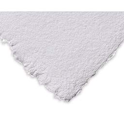 Shizen Pastel Paper - Closeup of corner of Blue Purple paper showing color and texture