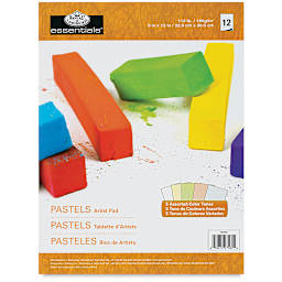 Royal & Langnickel Pastel Pad - 9" x 12", Assorted Colors, 12 Sheets