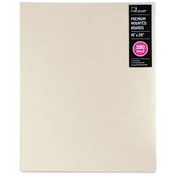 UArt Premium Sanded Pastel Paper Board - 16" x 20", Neutral, 280 Grit