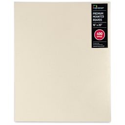 UArt Premium Sanded Pastel Paper Board - 16" x 20", Neutral, 400 Grit