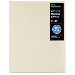 UArt Premium Sanded Pastel Paper Board - 11" x 14", Neutral, 500 Grit