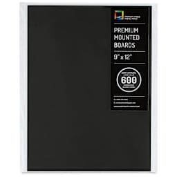 UArt Premium Sanded Pastel Paper Board - 9" x 12", Dark, 600 Grit