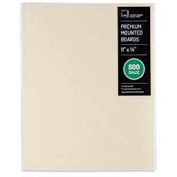 UArt Premium Sanded Pastel Paper Board - 11" x 14", Neutral, 800 Grit