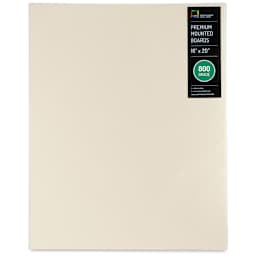 UArt Premium Sanded Pastel Paper Board - 16" x 20", Neutral, 800 Grit