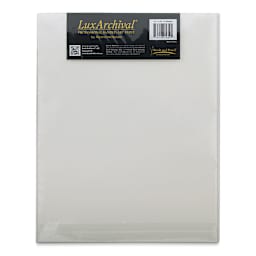 Brush and Pencil LuxArchival Professional Sanded Art Paper - 11" x 14", 400 Grit, Pkg of 5  (Back of package)