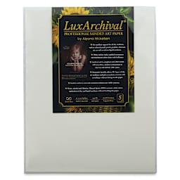 Brush and Pencil LuxArchival Professional Sanded Art Paper - 11" x 14", 400 Grit, Pkg of 5 