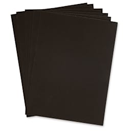 Sennelier La Carte Pastel Card - Monochrome Charcoal, 12" x 15-3/4", Pkg of 6